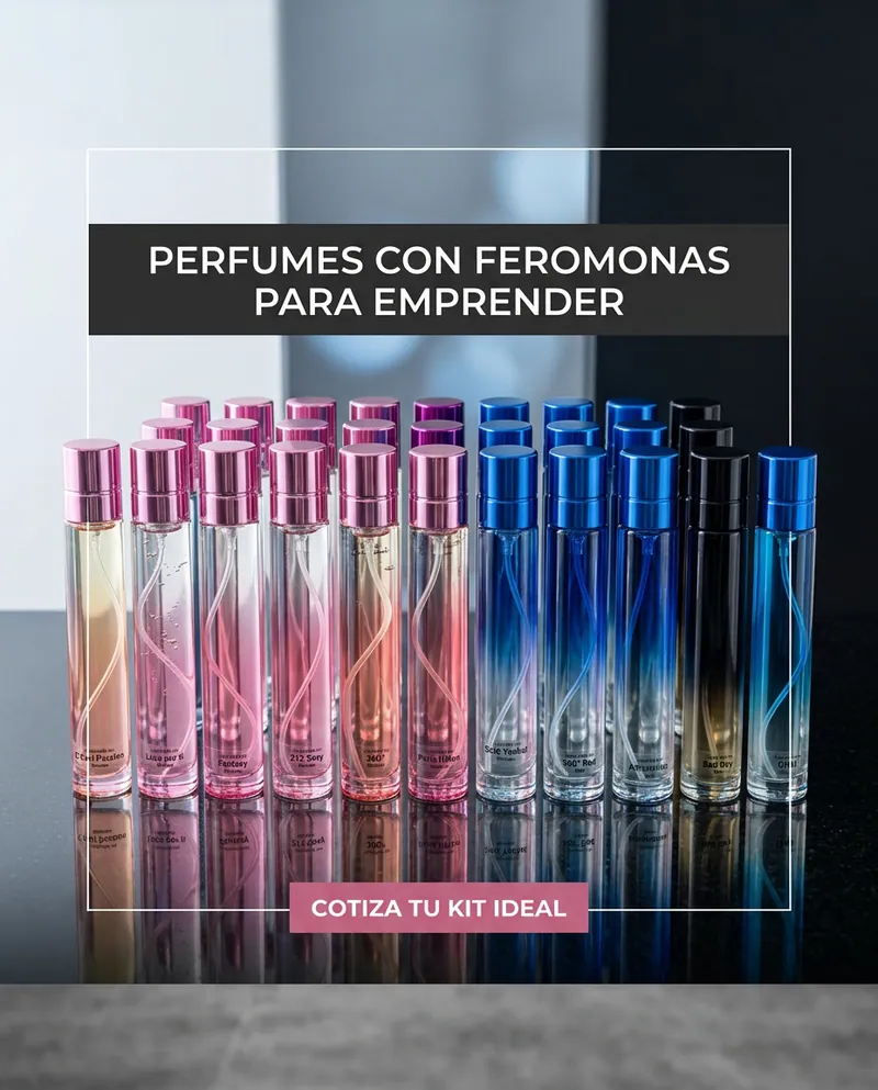 Perfumes con feromonas para emprender: frascos Mistiko de alta concentración